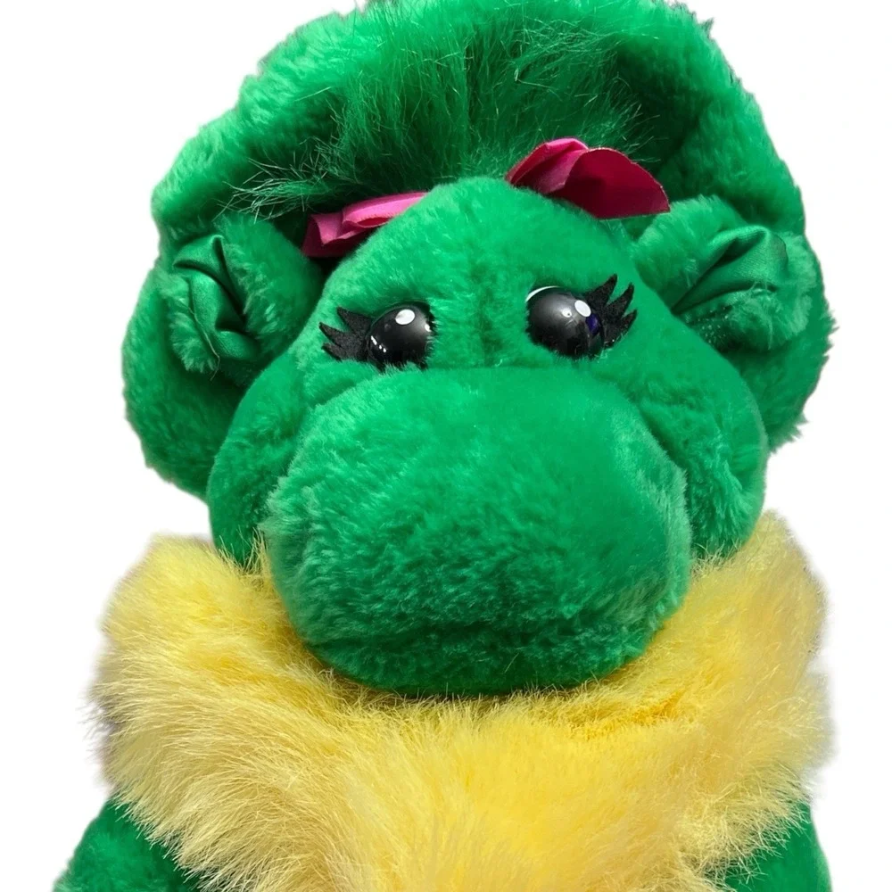 BARNEY THE‎ DINOSAUR BABY BOP PRINCESS PLUSH WITH PURSE 1996 RARE!!